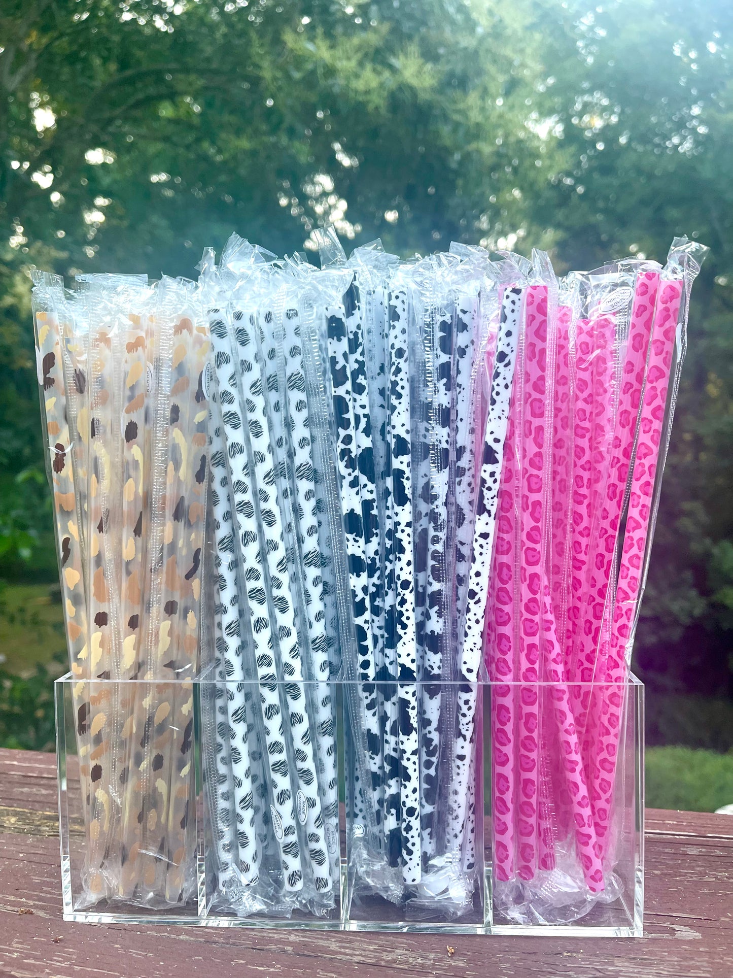 ✿ Reusable plastic straws 9 inches